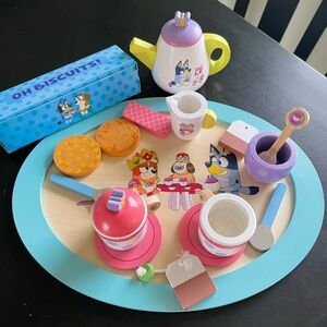 Bluey Wooden Tea Set - Pastel Tea Party